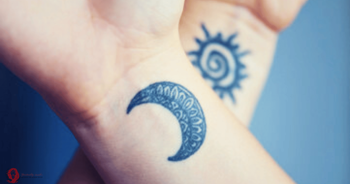 sun and moon tattoo