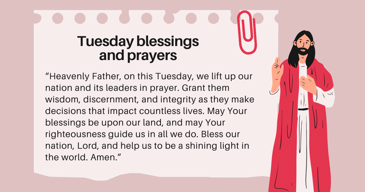 Tuesday prayer and blessings 10