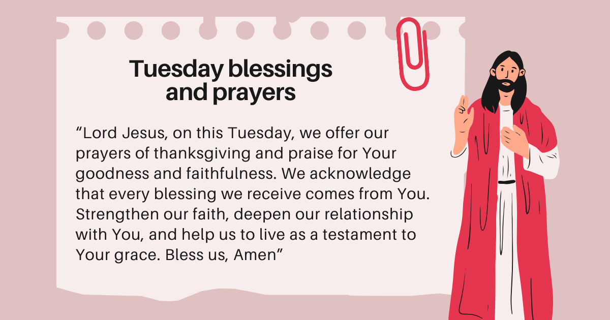 Tuesday prayer and blessings 11