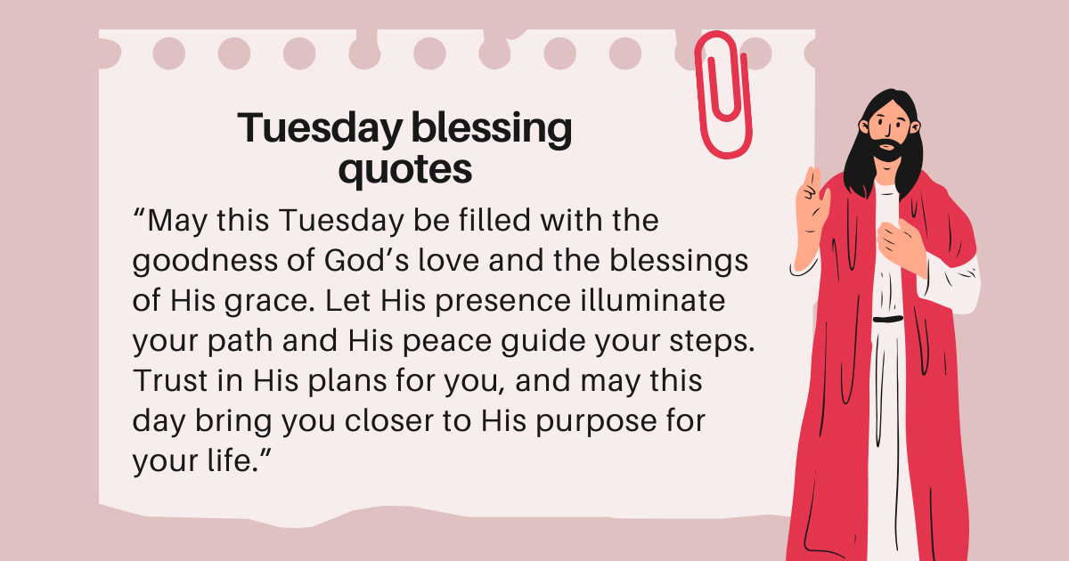 Tuesday prayer and blessings 12