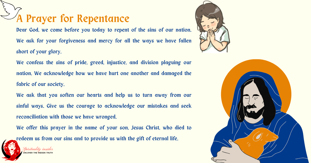 A Prayer for Repentance