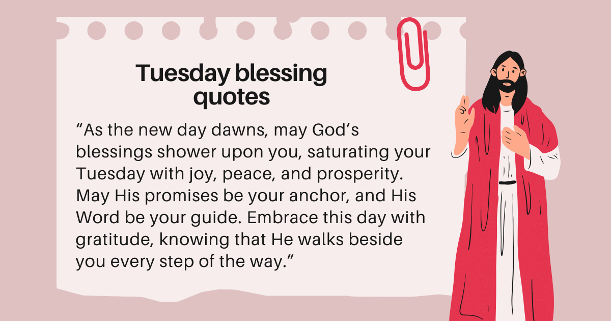 Tuesday prayer and blessings 13