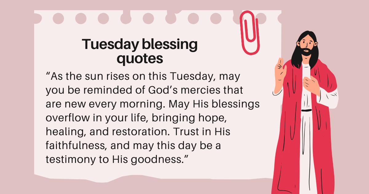 Tuesday prayer and blessings 15