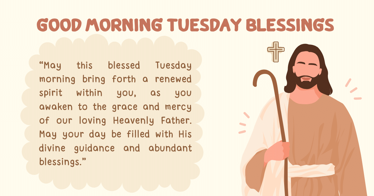 Tuesday prayers and blessings