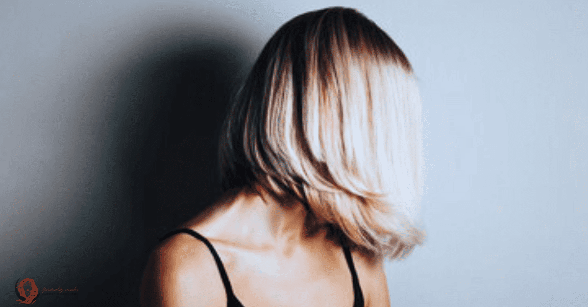 A girl with fresh hair cut