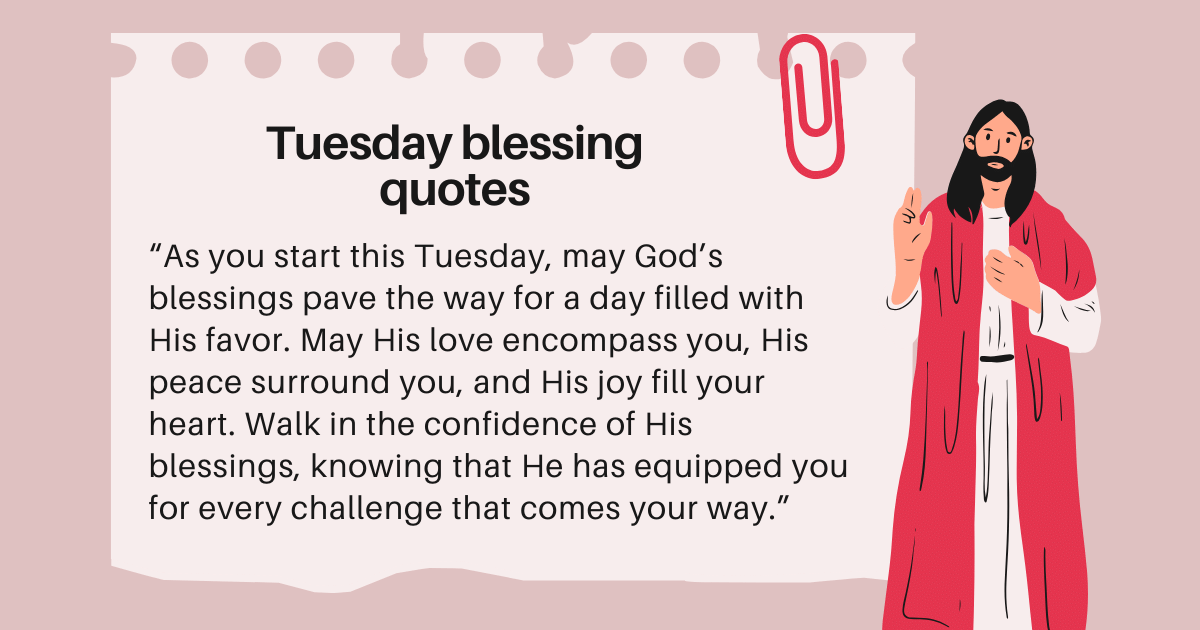 Tuesday prayer and blessings 20