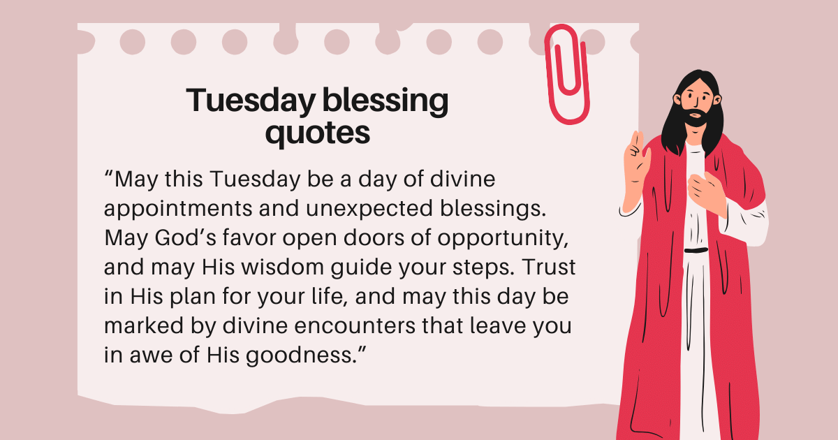 Tuesday prayer and blessings 21