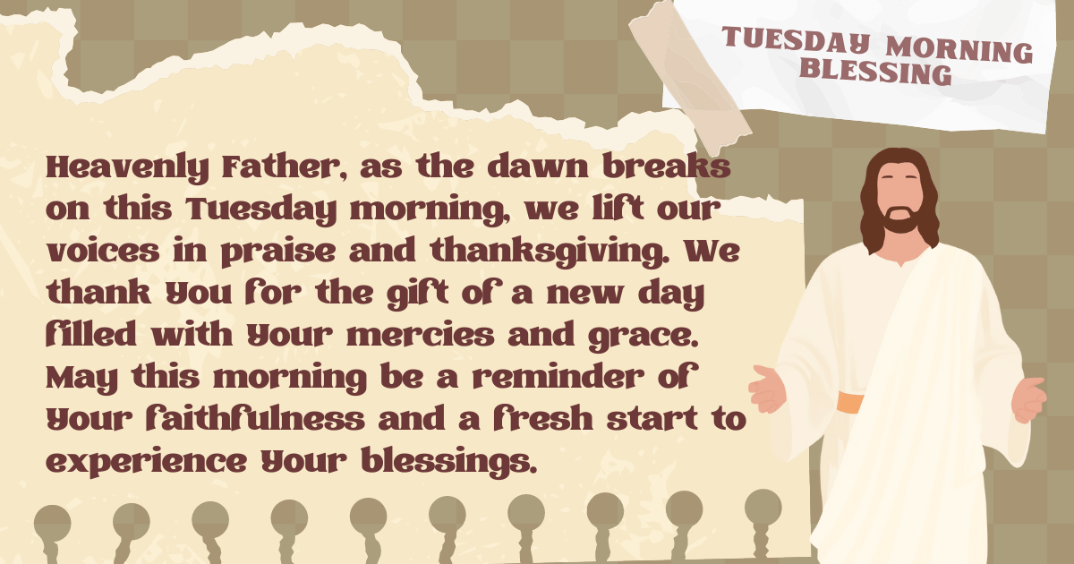 Morning Tuesday prayer 22
