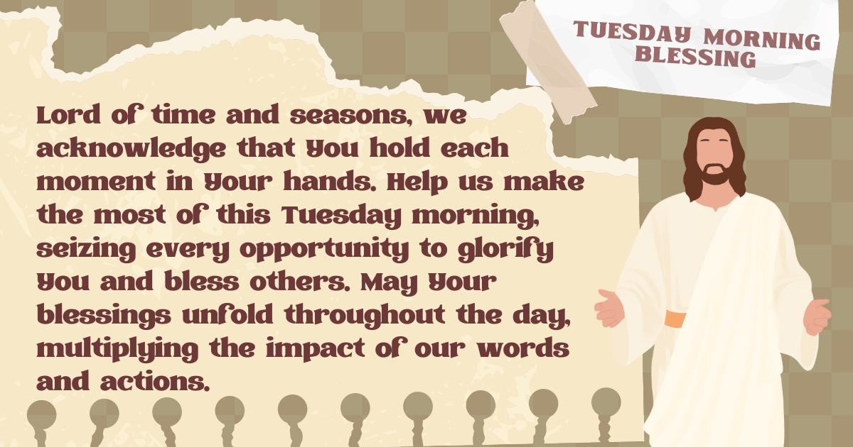 Morning Tuesday prayer 29
