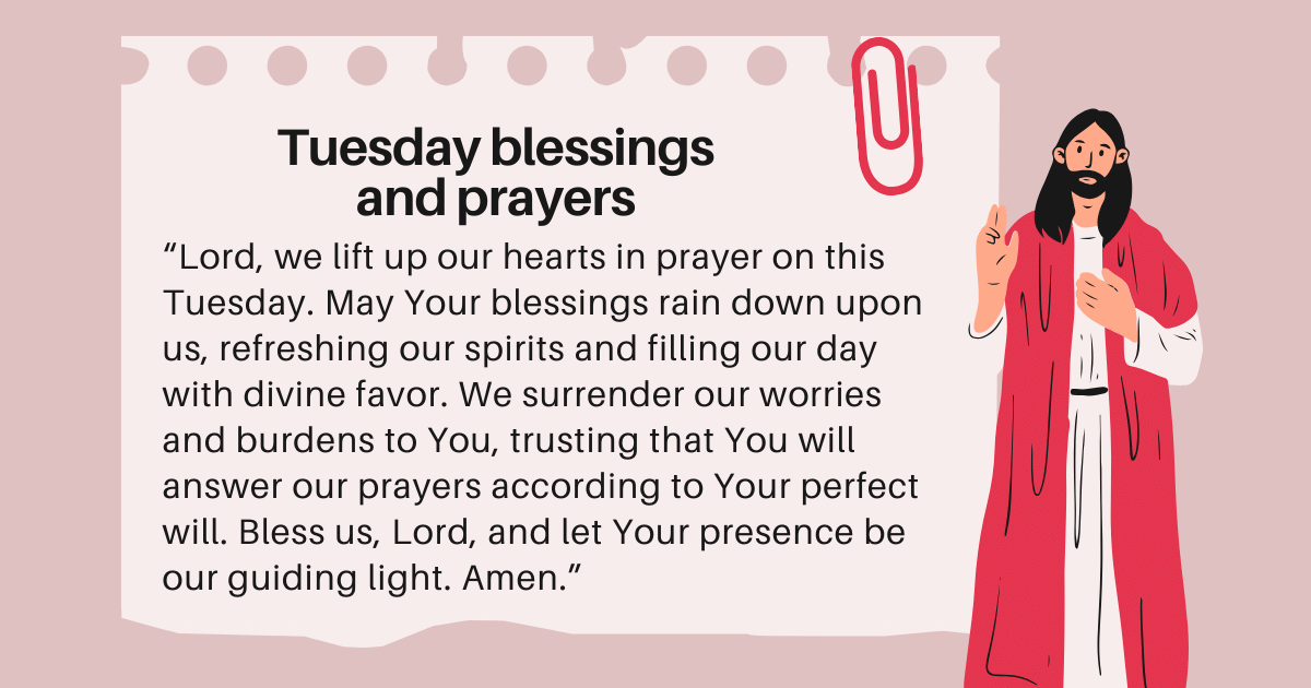 Tuesday prayer and blessings 3