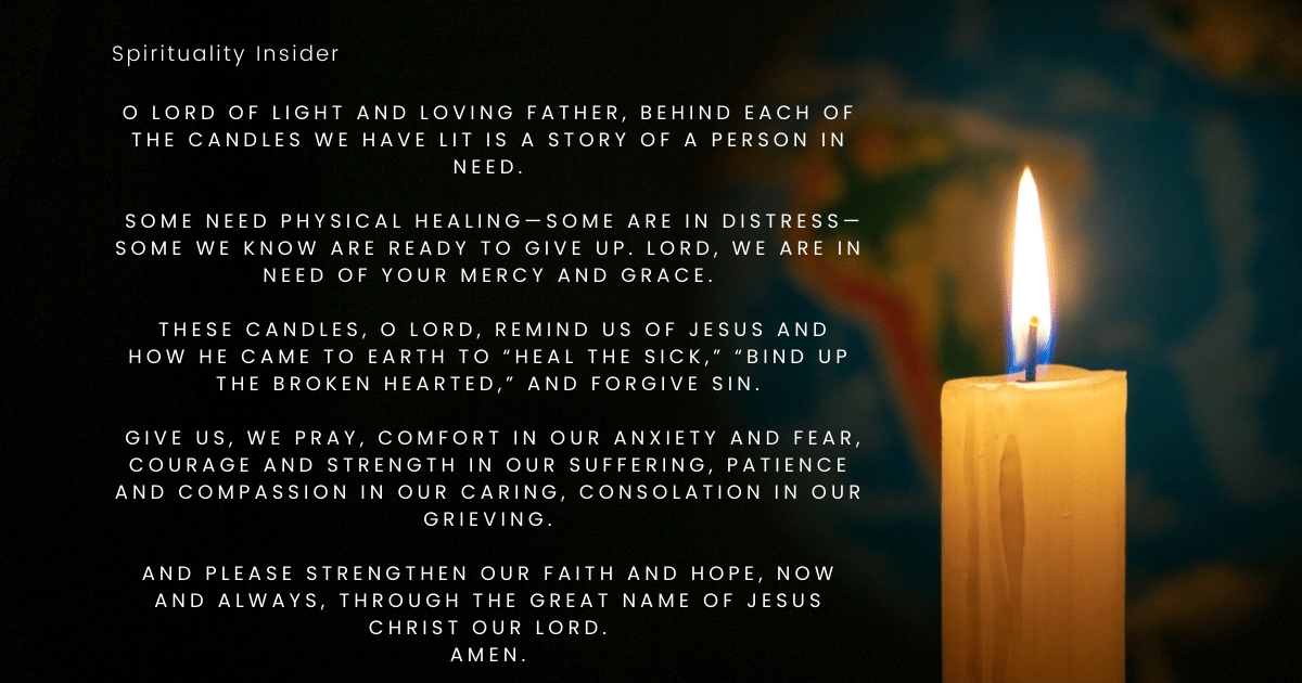 Candle Lighting Prayer