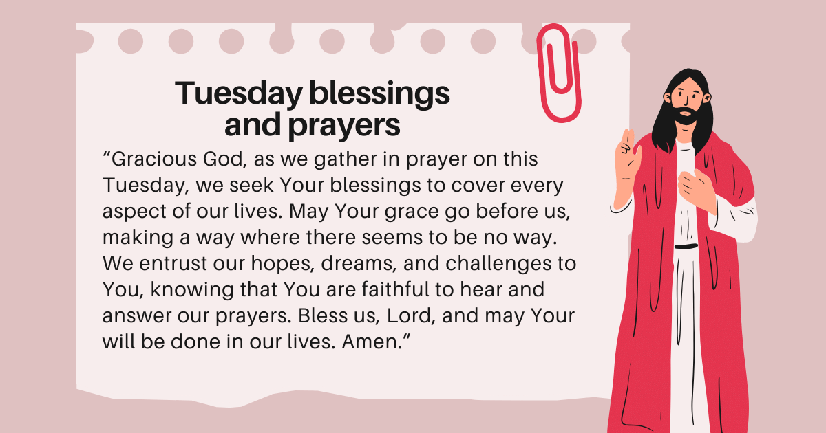 Tuesday prayer and blessings 4