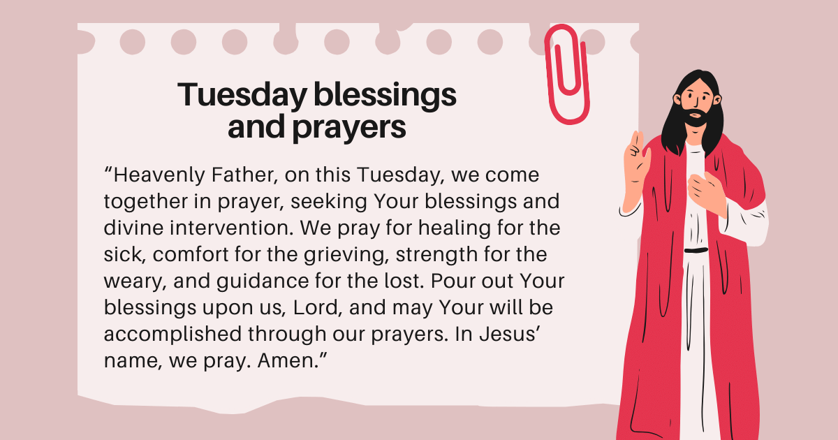 Tuesday prayer and blessings 5