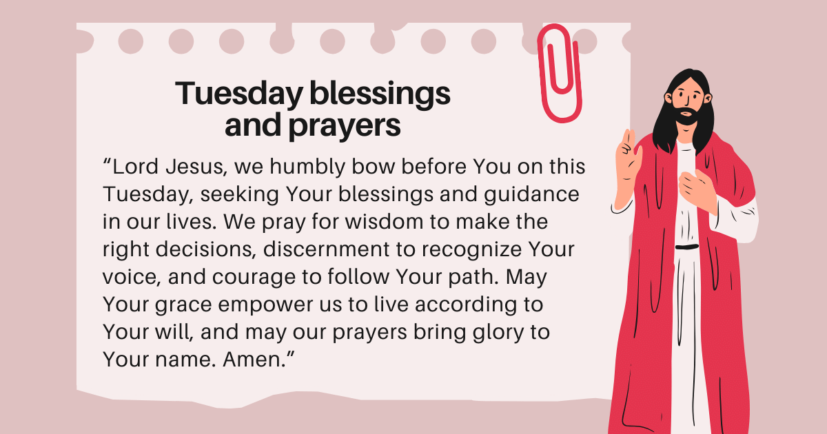 Tuesday prayer and blessings 6