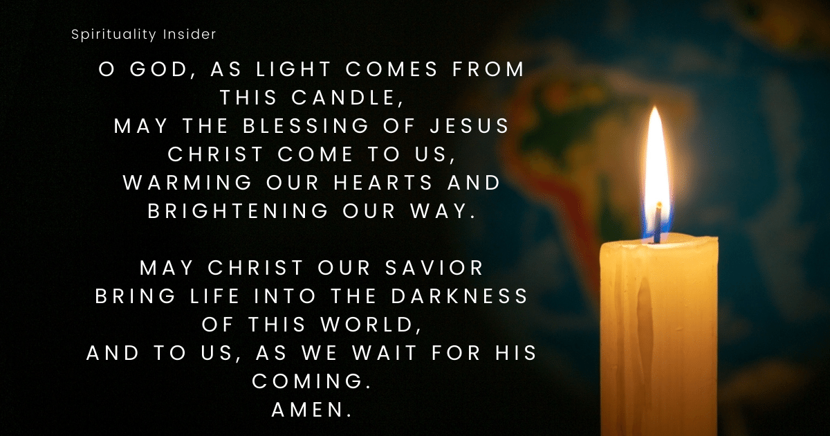 Prayer Over The Advent Candle