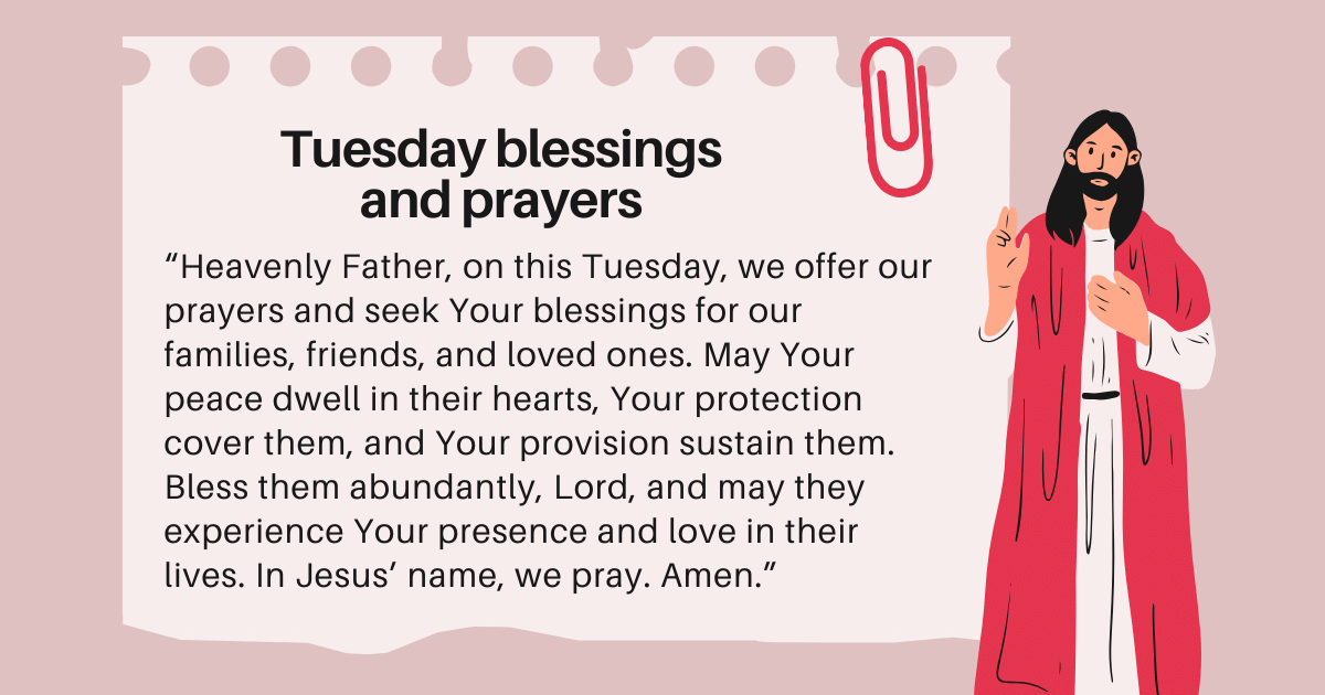 Tuesday prayer and blessings 7