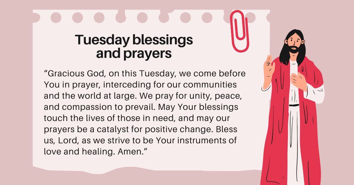 Tuesday prayer and blessings 8