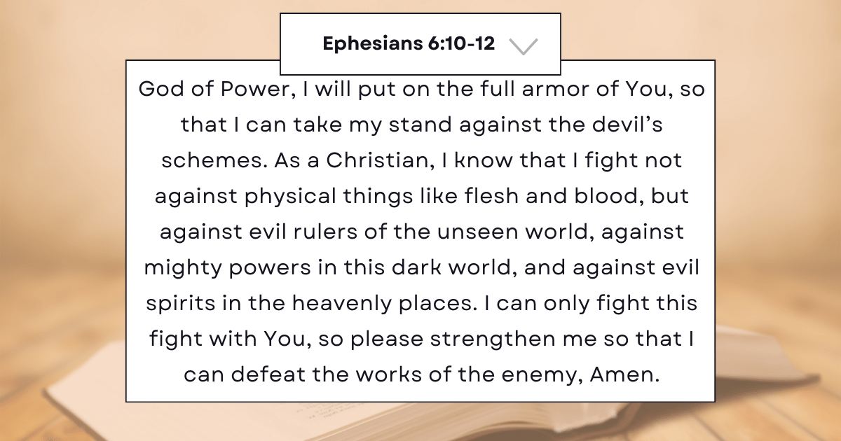 Ephesians 6:10-12