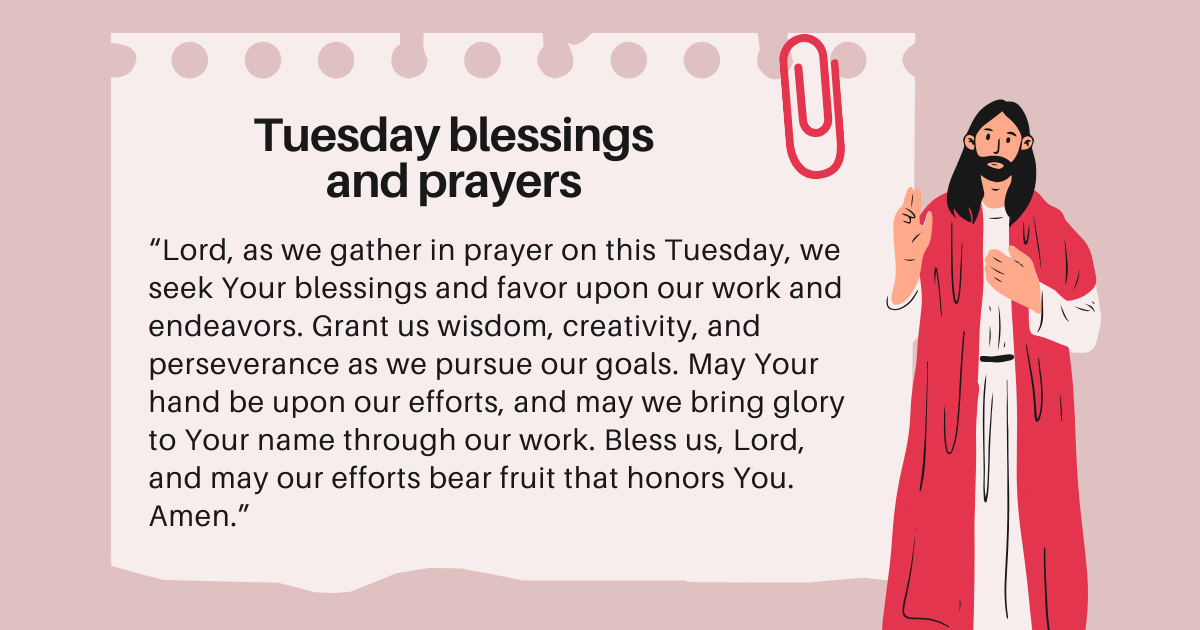 Tuesday prayer and blessings 9