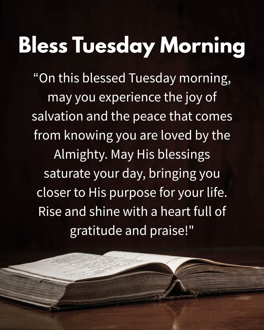 Bless Tuesday Morning