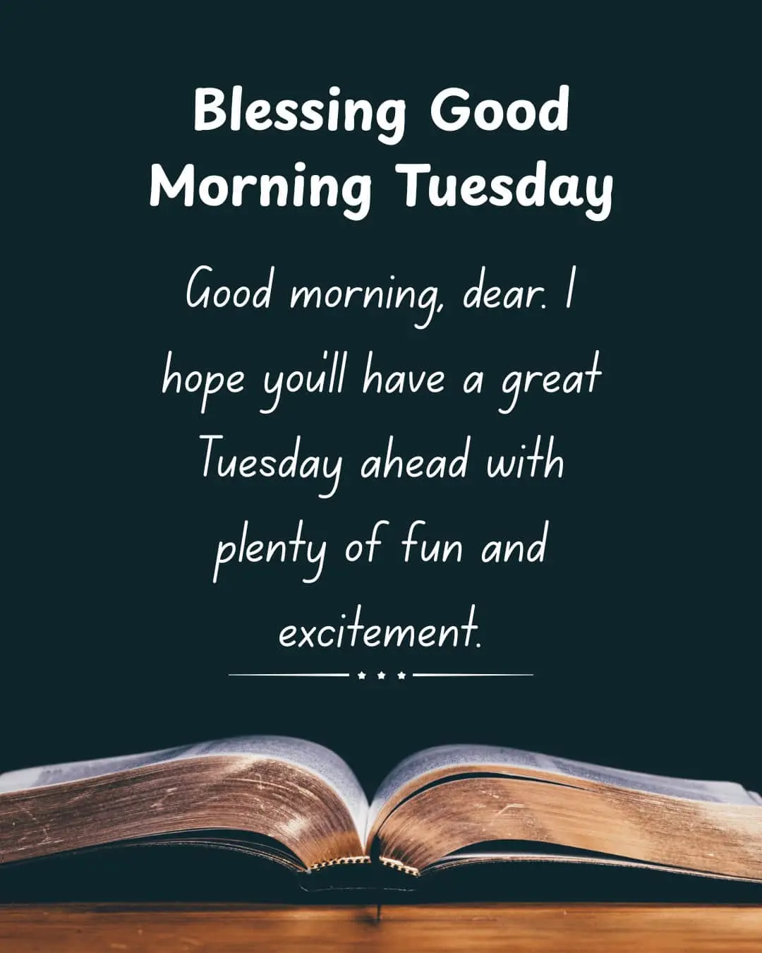 Blessing Good Morning Tuesday