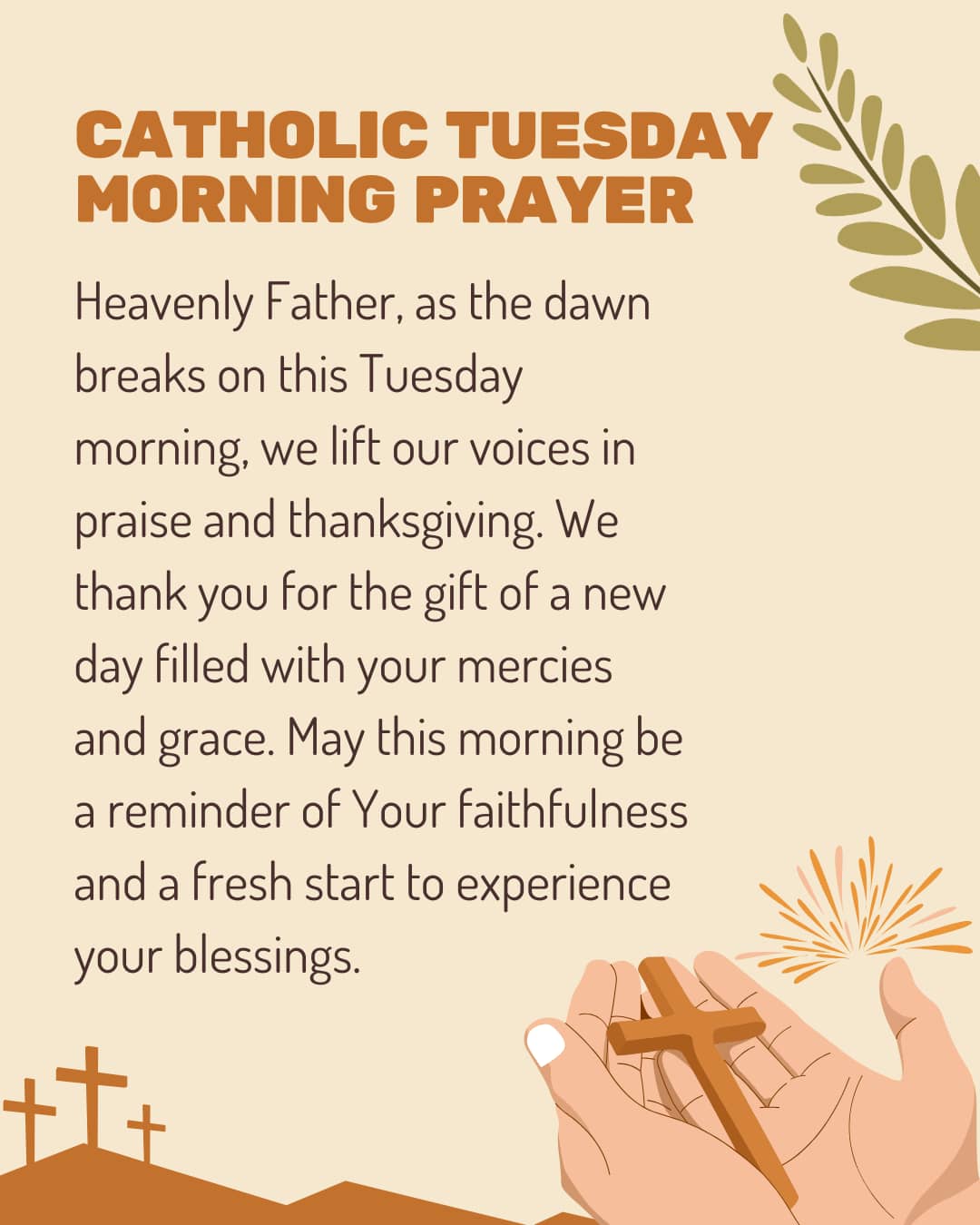 Catholic Tuesday Morning Prayer