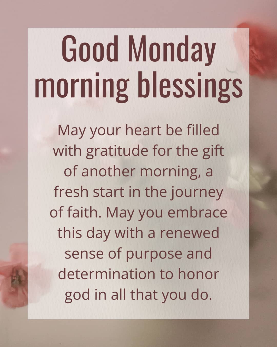 Good Monday morning blessings