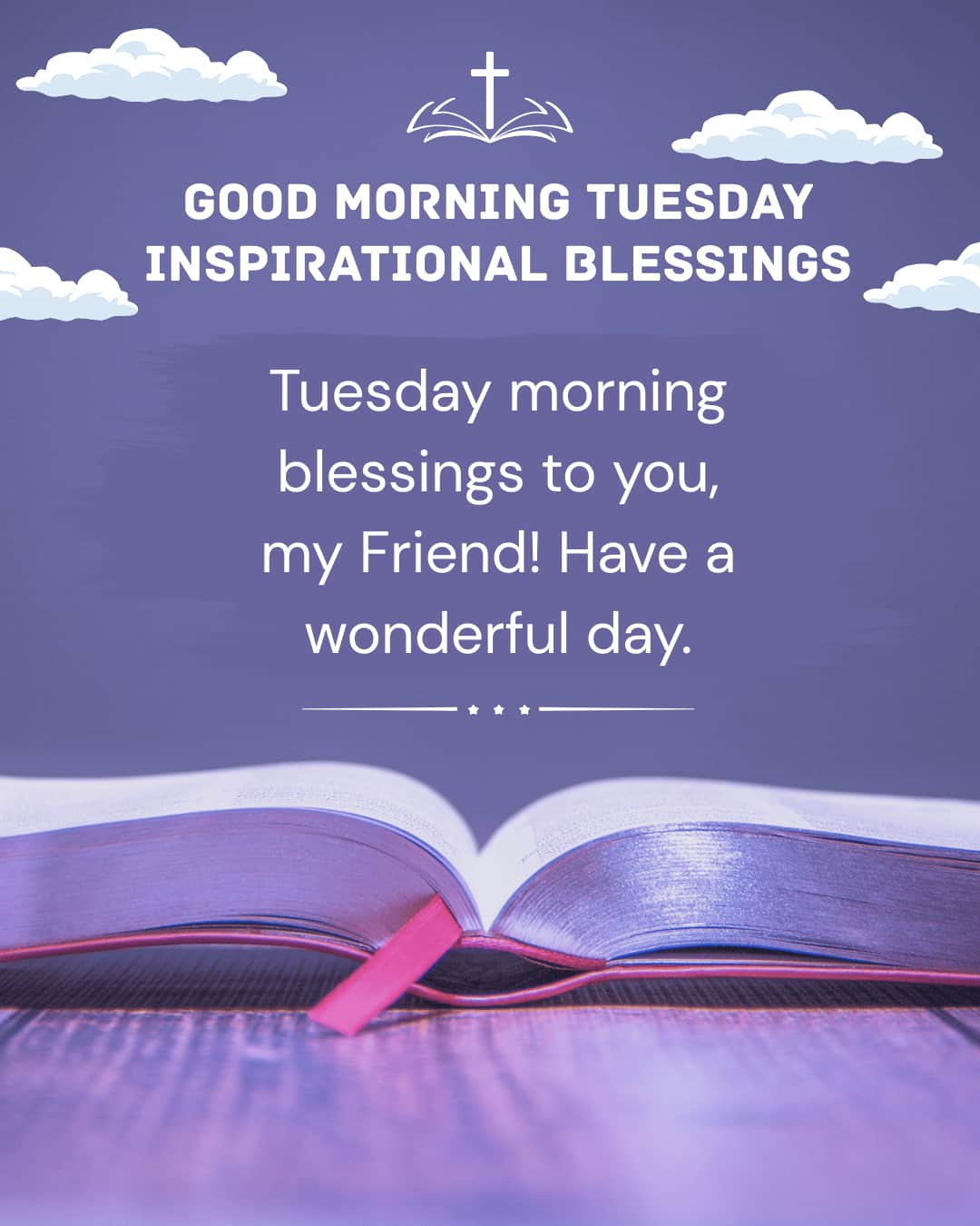 Good Morning Tuesday Inspirational Blessings