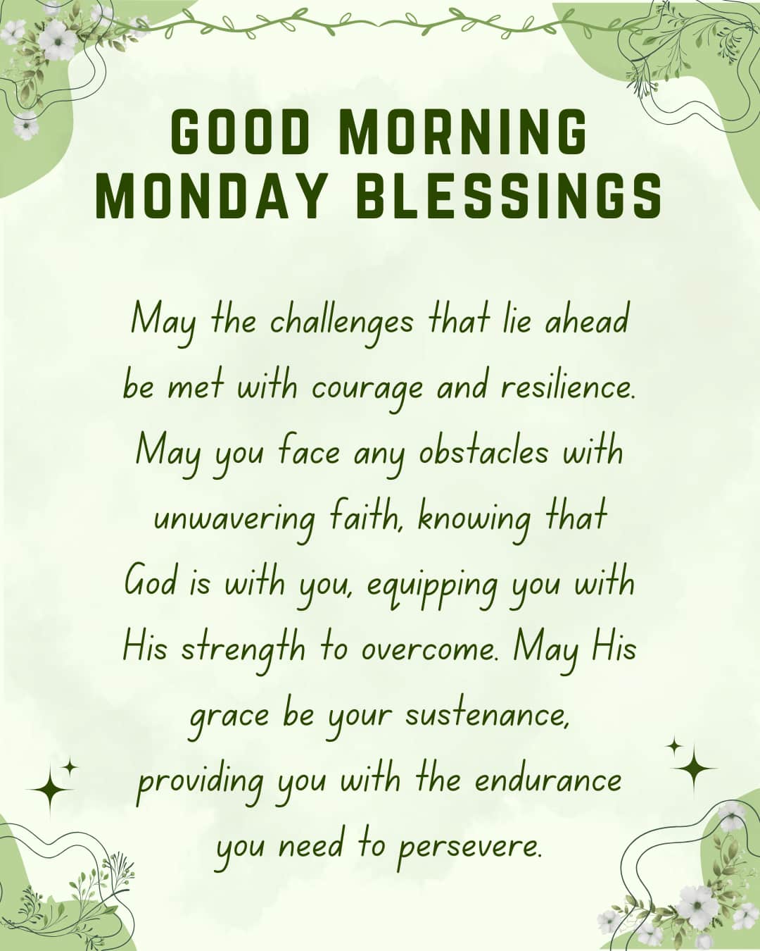 Good morning Monday blessings