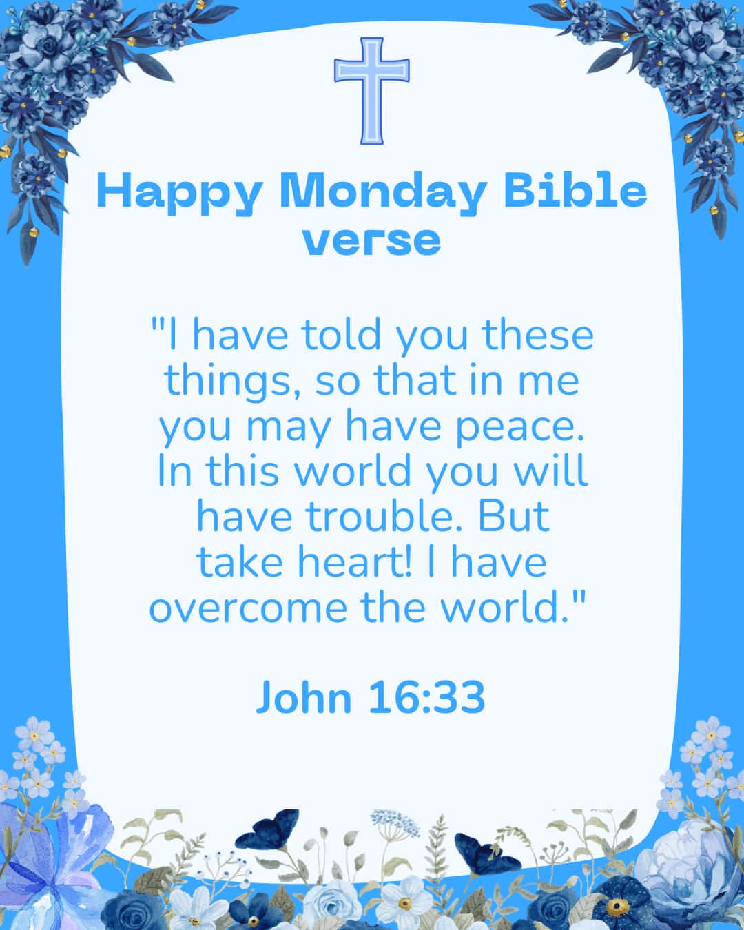 Happy Monday Bible verse
