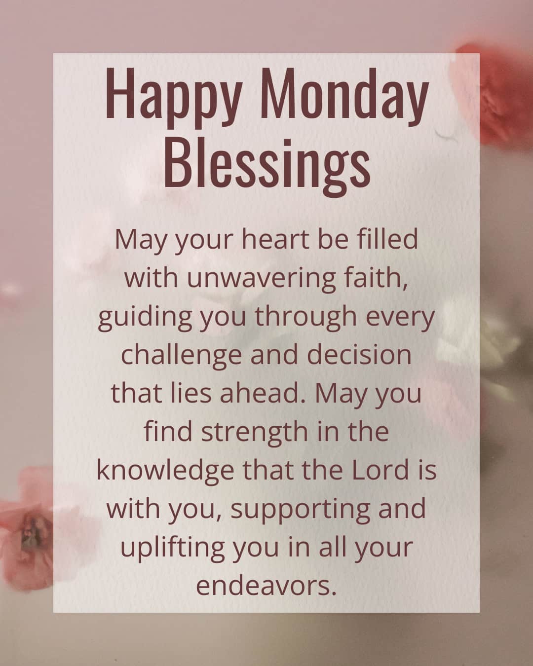 Happy Monday Blessings