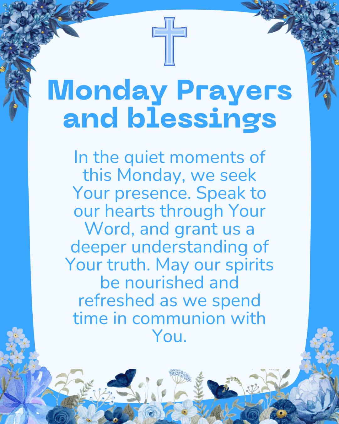 Happy Monday prayers and blessings