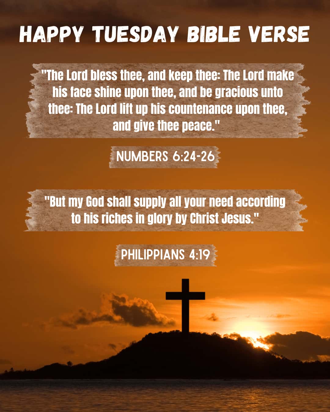 Happy Tuesday Bible Verse