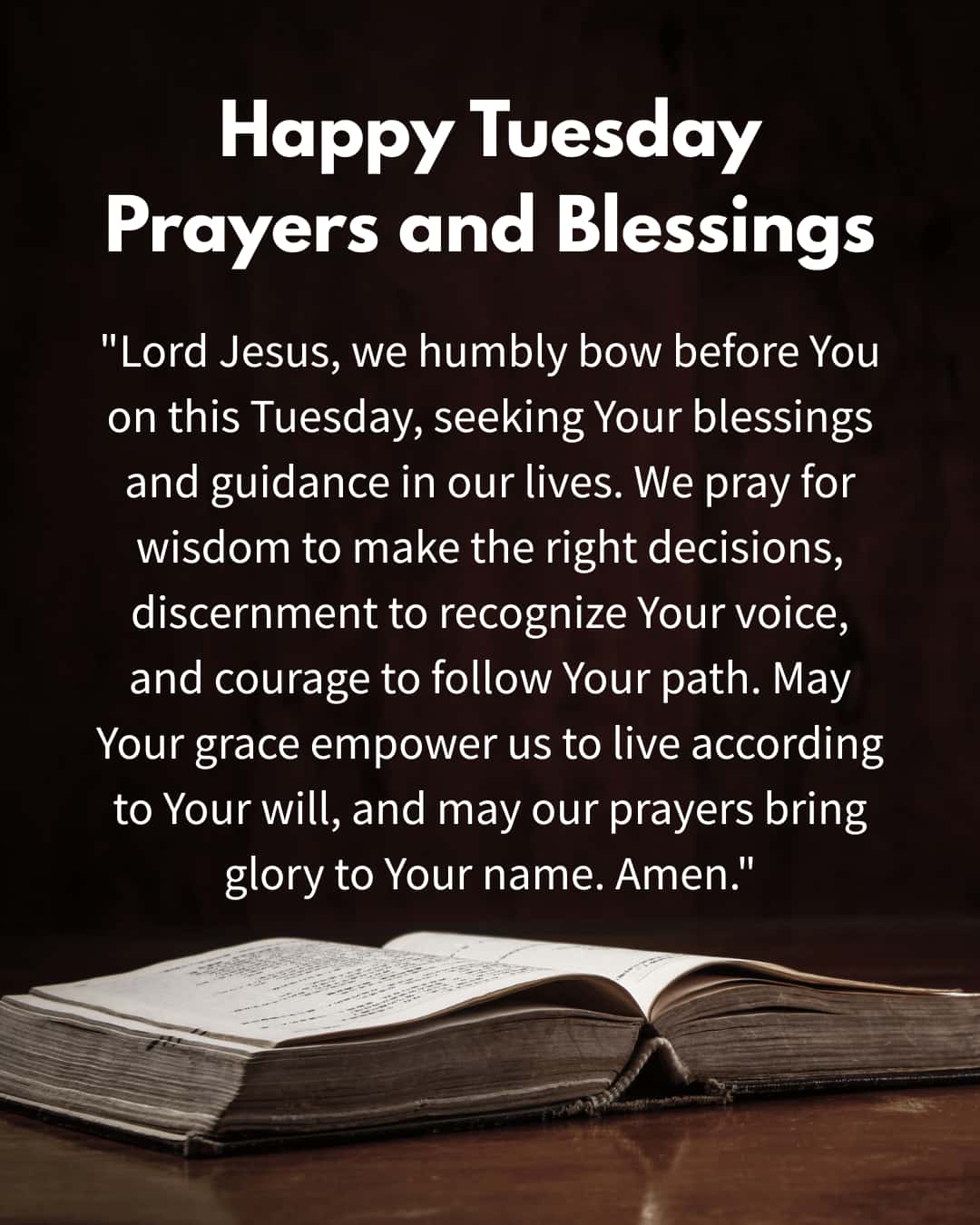 Happy Tuesday Prayers and Blessings