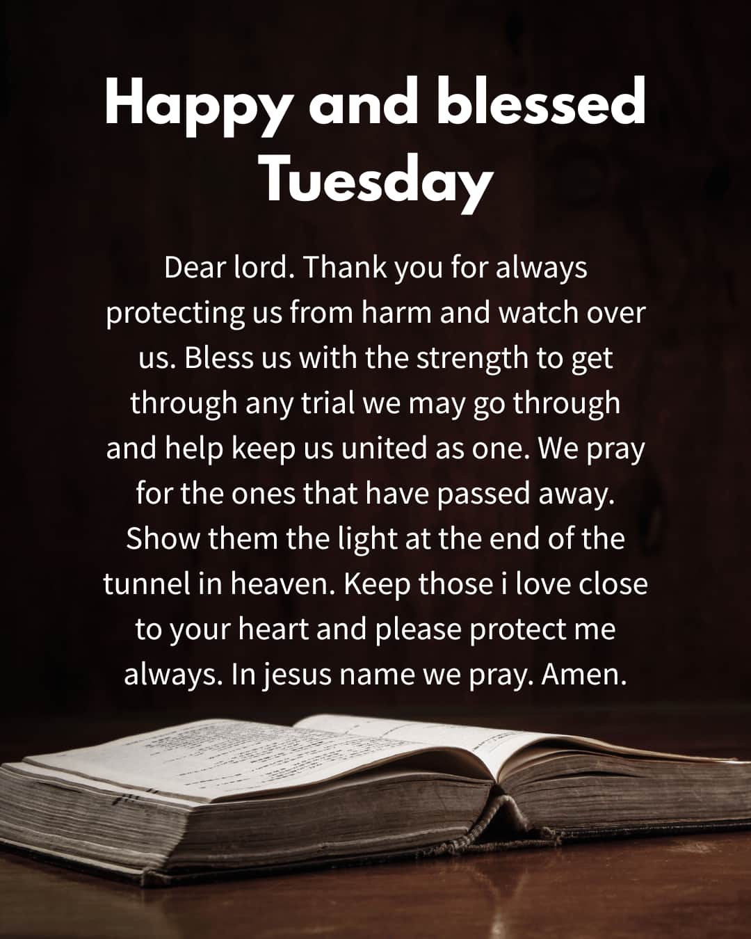 Happy and Blessed Tuesday