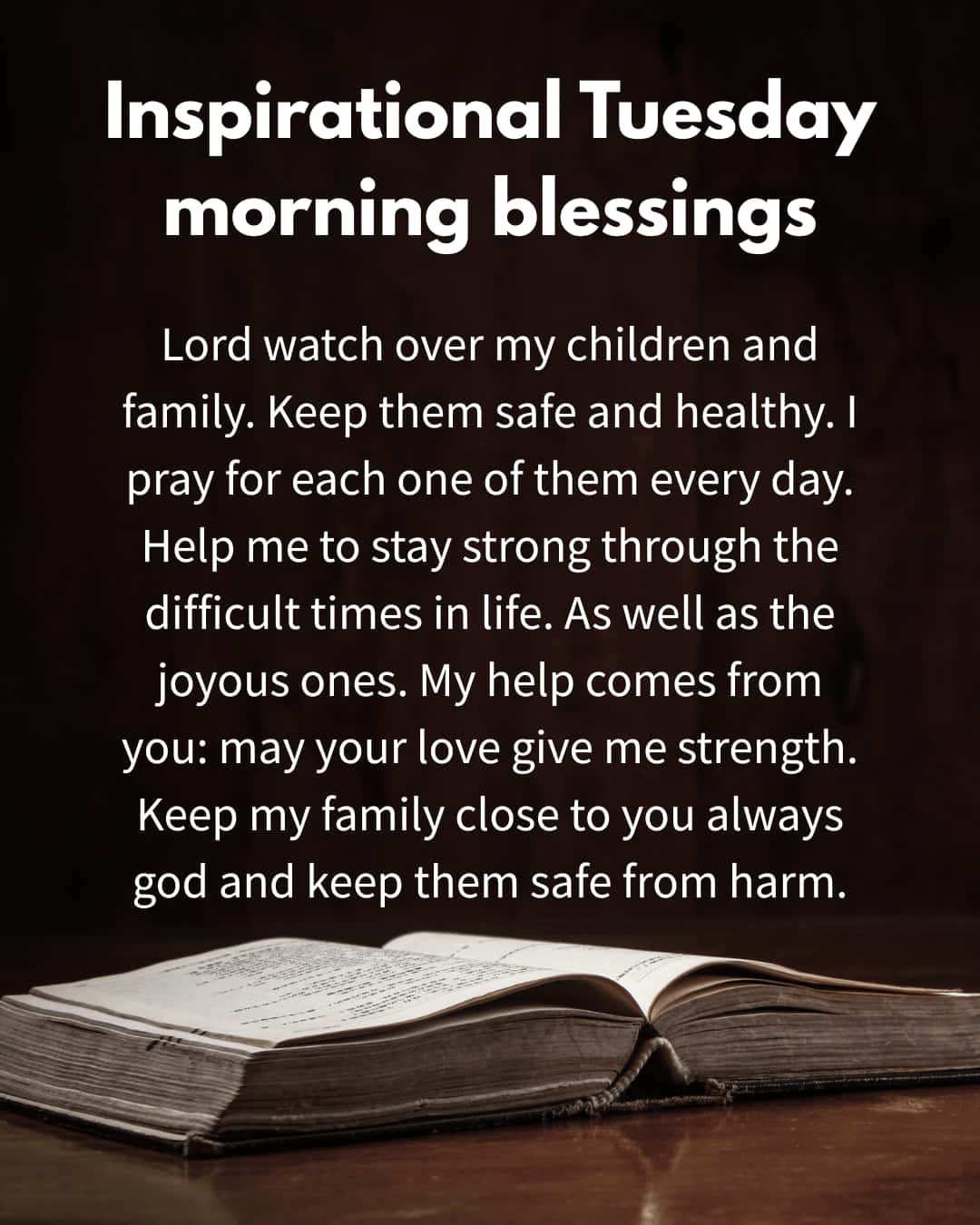 Inspirational Tuesday Morning Blessings