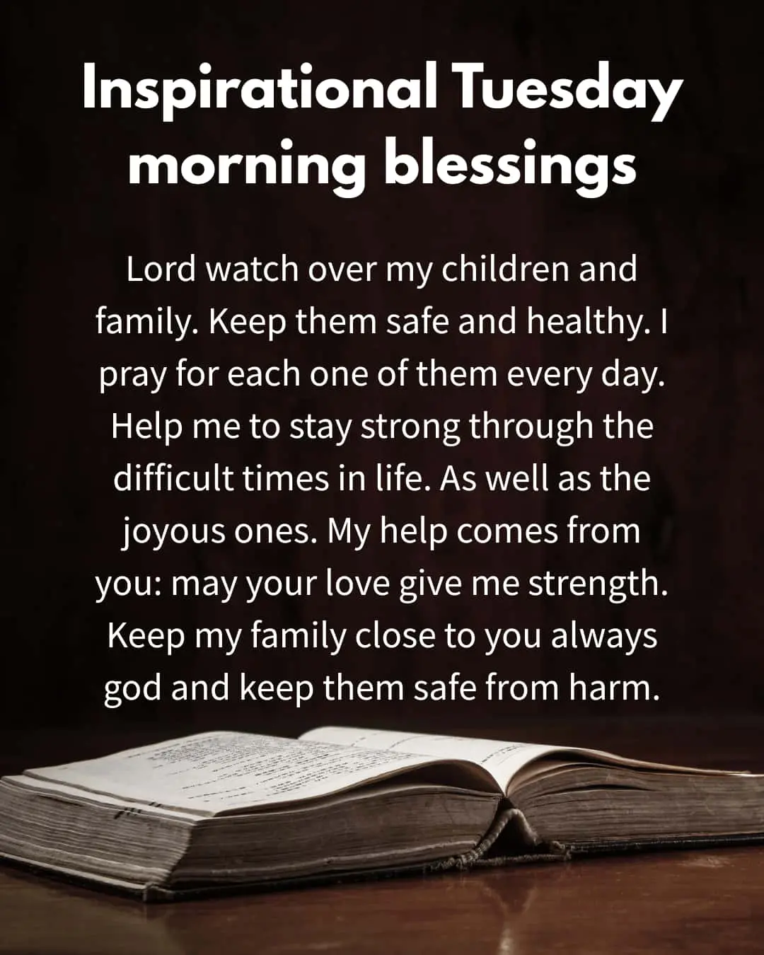 Inspirational Tuesday Morning Blessings
