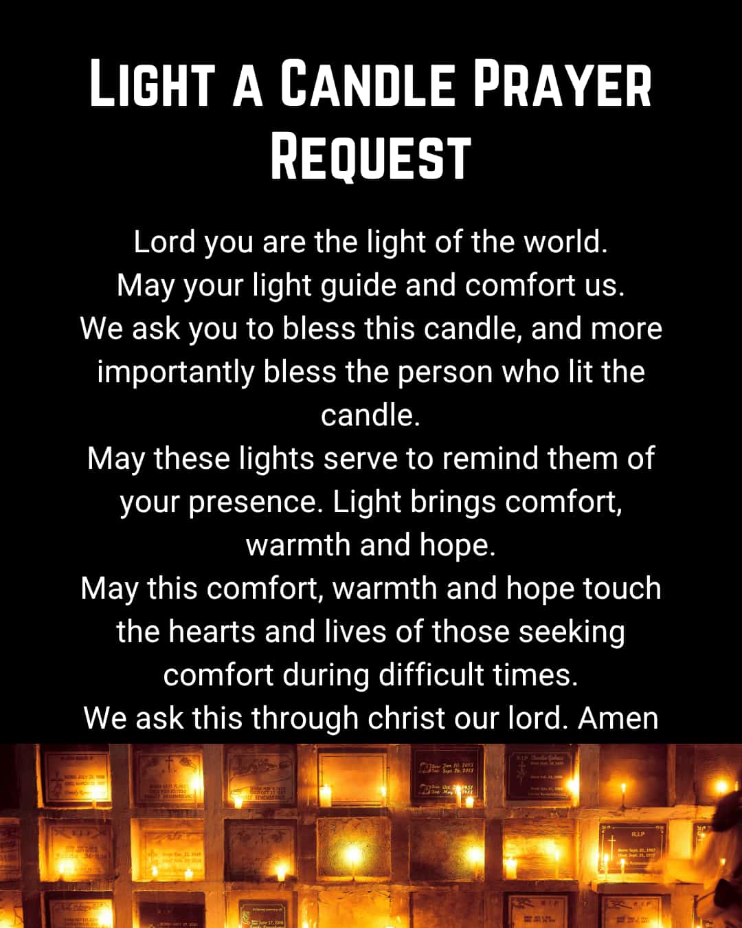 Light a Candle Prayer Request