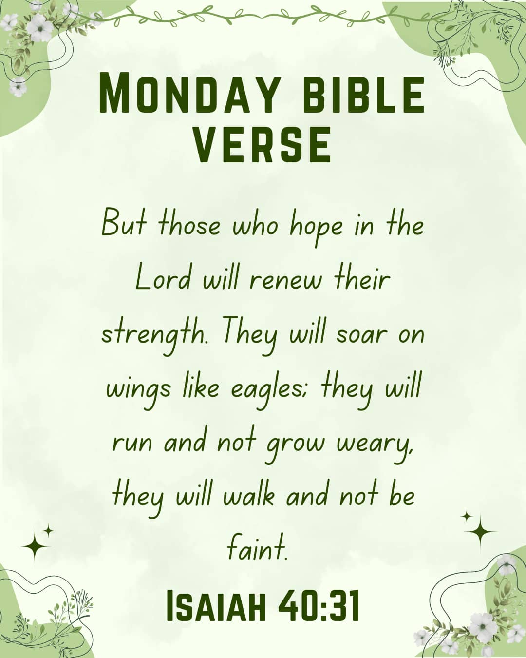 Monday Bible Verse