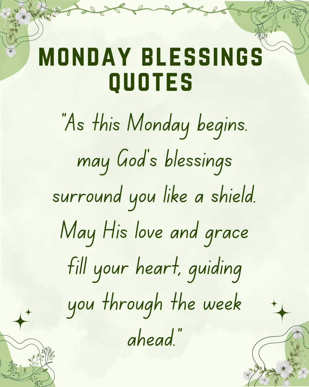 Monday Blessings Quotes