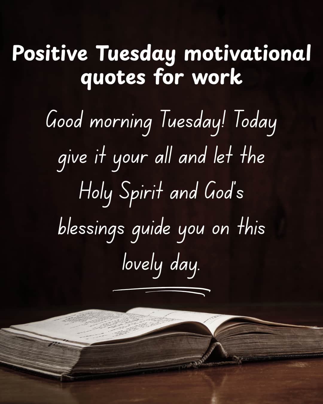 Positive Tuesday motivational quotes for work