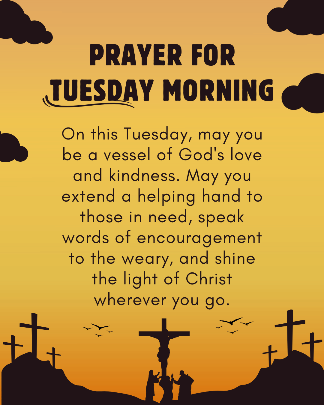 Prayer for Tuesday Morning