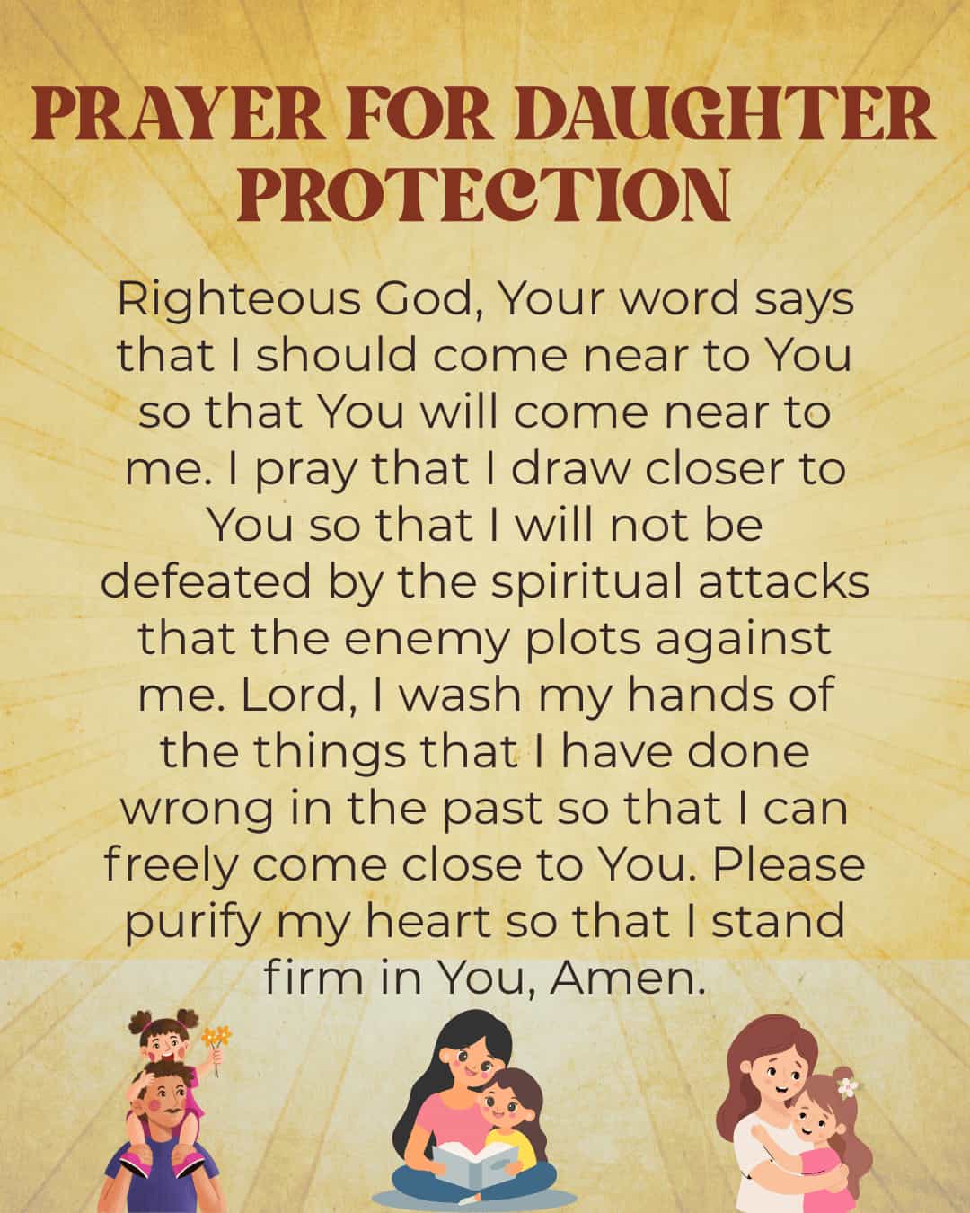 Prayer for daughter protection