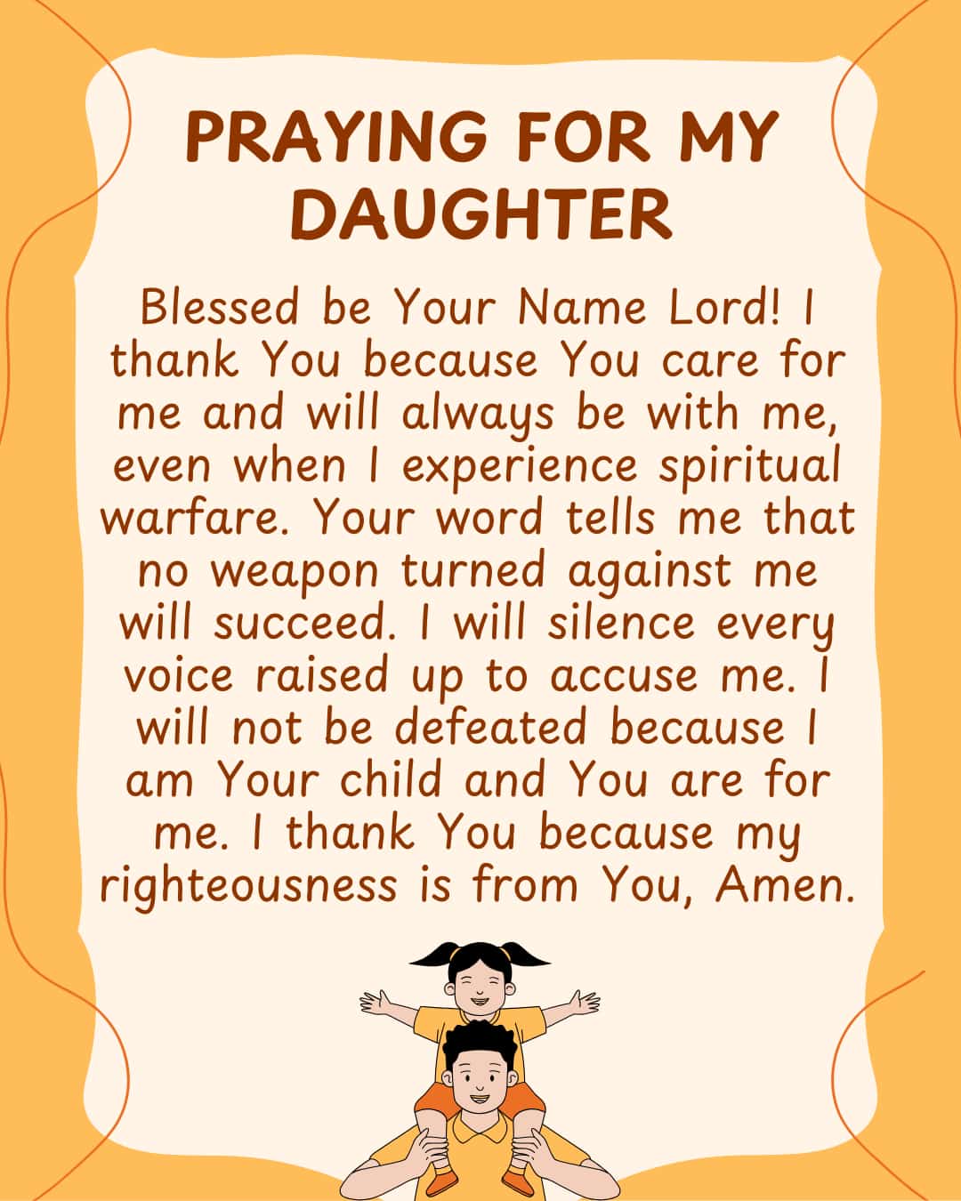 Praying for my daughter