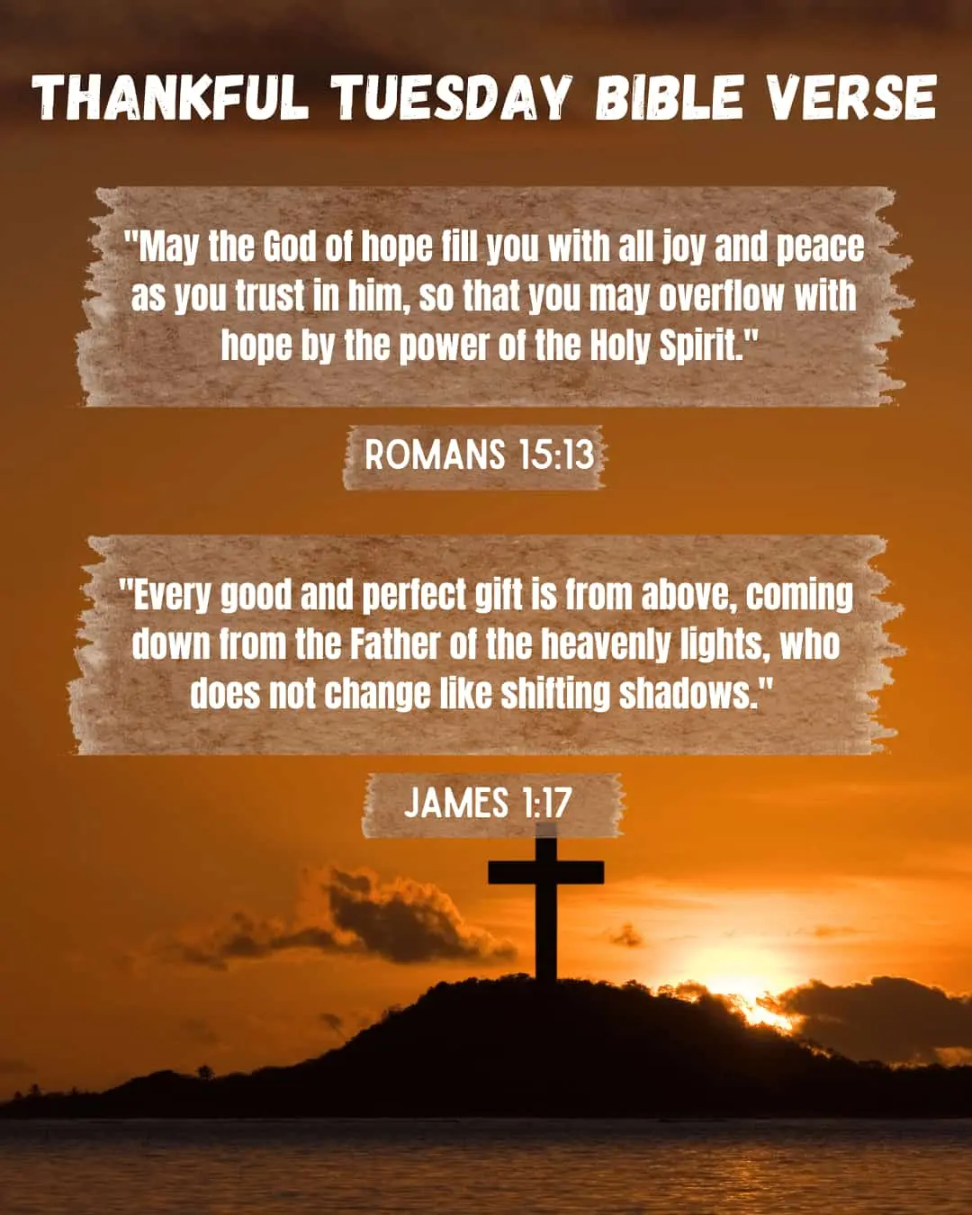 Thankful Tuesday Bible Verse