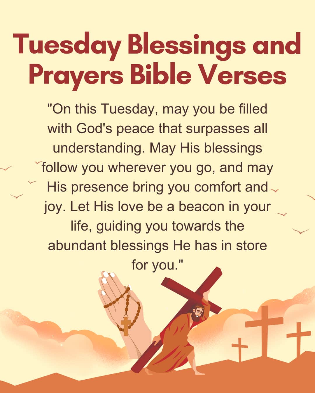 Tuesday Blessings and Prayers Bible Verses