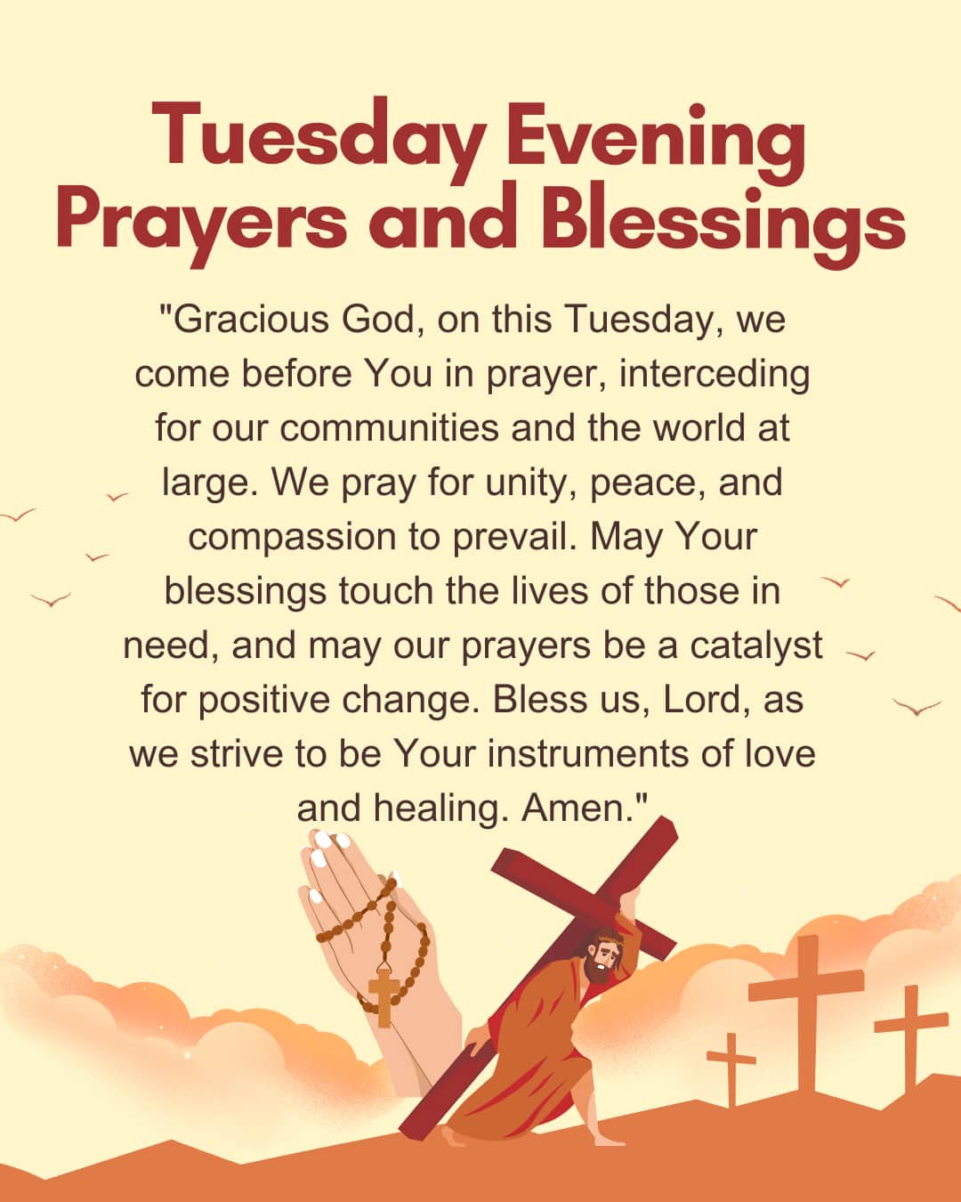 Tuesday Evening Prayers and Blessings