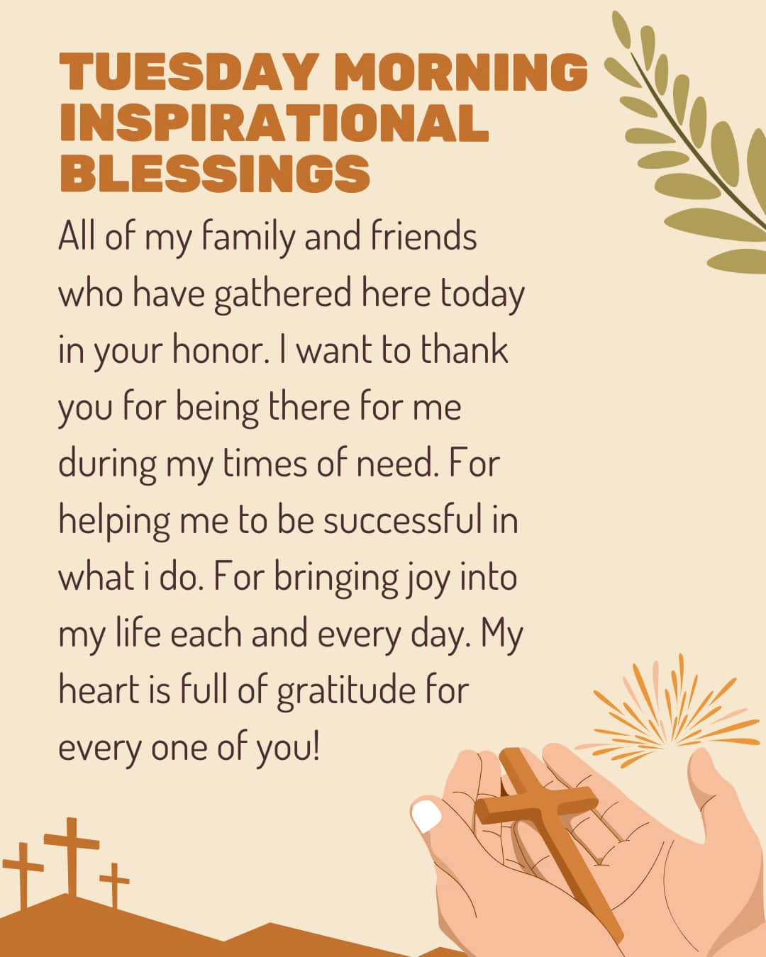Tuesday Morning Inspirational Blessings