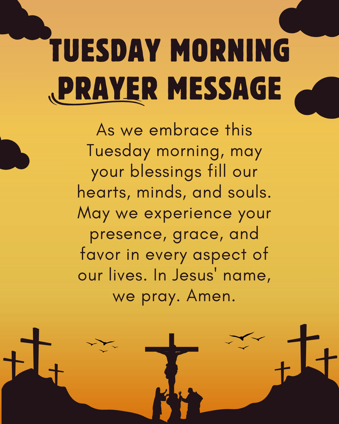 Tuesday Morning Prayer Message