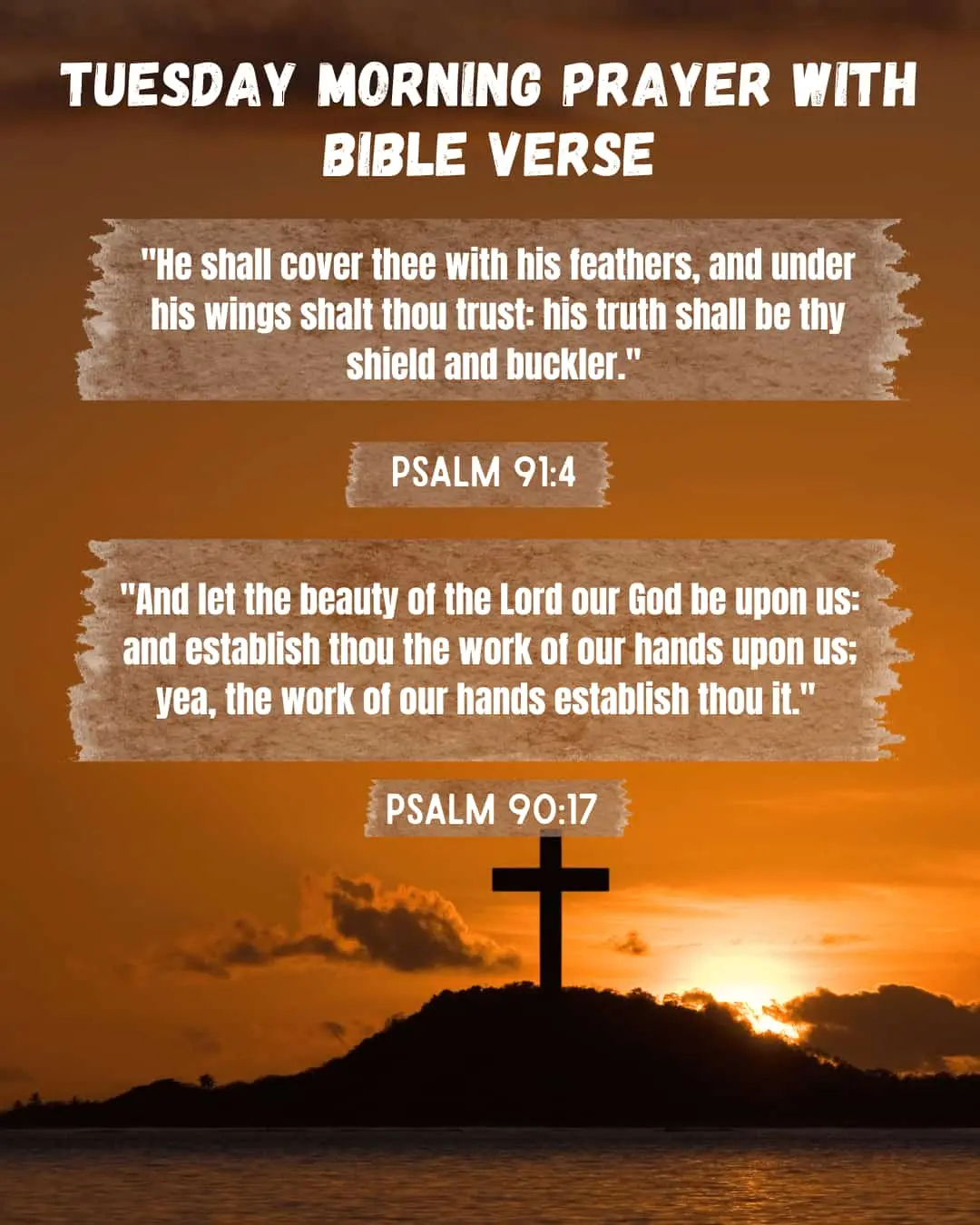 Tuesday Morning Prayer With Bible Verse